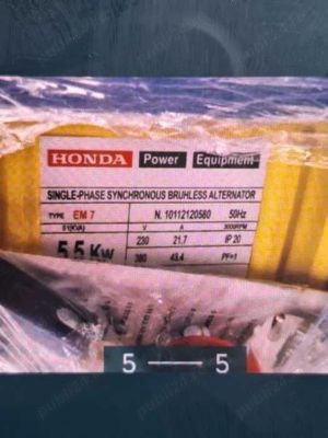 Generator Honda ECMT 7000 - imagine 4