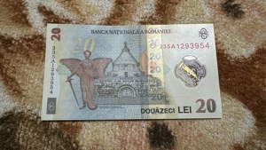 Bancnota 20 Lei Ecaterina Teodoroiu  - imagine 2