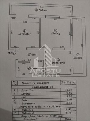 Apartament 2 camere decomandat – Aleea cu Plopi, Giroc - 62 mp utili - imagine 7