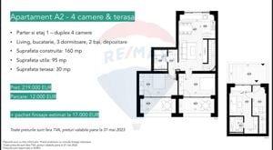 Apartament nou 4 Camere cu Terasa de vanzare in Pipera - imagine 5