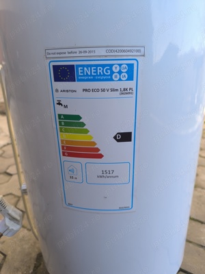 Boiler Ariston Pro Eco 50 V-Slim - imagine 4