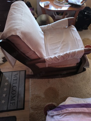 Fotoliu balansoar lemn