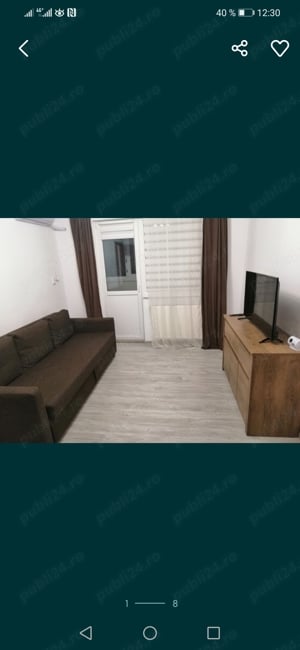 închiriez apartament cu 2 camere complet mobilat și utilat - imagine 7