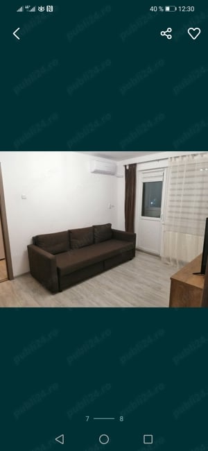 închiriez apartament cu 2 camere complet mobilat și utilat