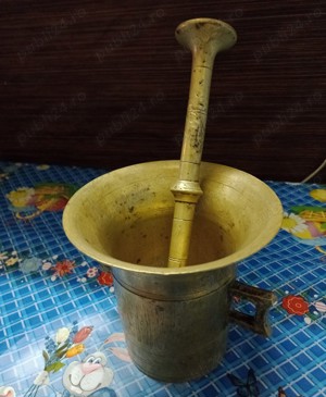 mojar cu pistil din bronz - imagine 5