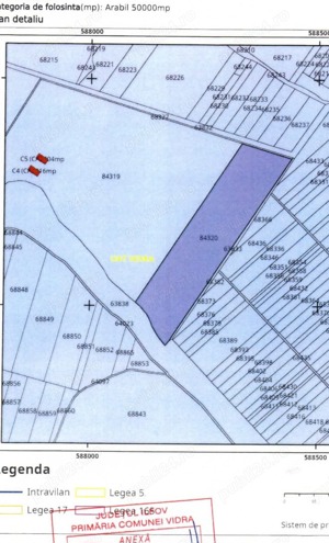 Teren intravilan 5 Ha, Bucuresti-Sud,Vidra Ilfov, Aproape de centura sud. - imagine 2