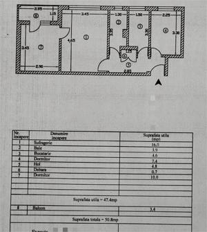 Vand  schimb apartament Trivale, Pitesti,  et 3, centrala - imagine 3