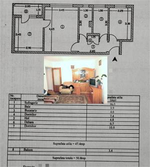 Vand  schimb apartament Trivale, Pitesti,  et 3, centrala