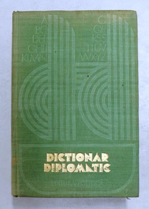 dictionar diplomatic cartonata bine legata de petre barbulescu ionel closca