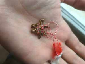 Matisor Brosa Vintage handmade flashy crystal glass petal floral gold tone brooch vintage pin