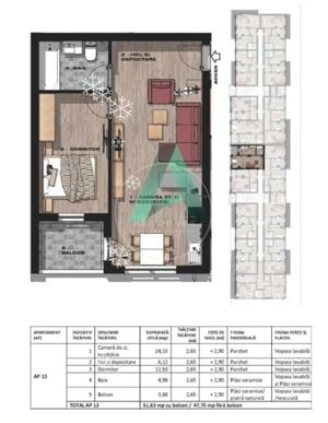 Apartament 2 Camere | Finisaje Premium | Zona Linistita - imagine 8