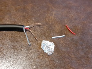 Cablu Subwoofer QED Profile 6m TĂIAT în două bucăți ( amplituner receiver amplificator statie boxe ) - imagine 4