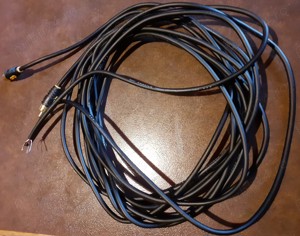 Cablu Subwoofer QED Profile 6m TĂIAT în două bucăți ( amplituner receiver amplificator statie boxe ) - imagine 5