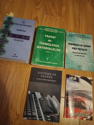 4 carti tematică Sudura, Ultrasunete,Tehnica de Gh. Amza ,Acad Romana