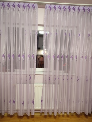 Vând set draperii+perdele+model stil turcesc in stare foarte bună 