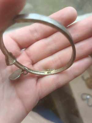 Bratara Rhinestone Love Heart Torque Cuff Bangle Open Bracelet Jewellery - imagine 2