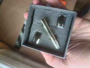 Ac cravata si Butoni Camasa Next Gun Metal Carbon Cufflink and Tie Clip Set