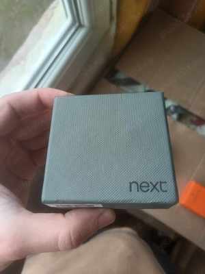 Ac cravata si Butoni Camasa Next Gun Metal Carbon Cufflink and Tie Clip Set - imagine 5