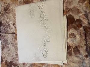 Cearceaf de plapuma cu broderie sparta