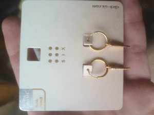 Cercei 14K Gold Plated 925 Sterling Silver Post Six Drop Huggie Earrings for Women - imagine 3