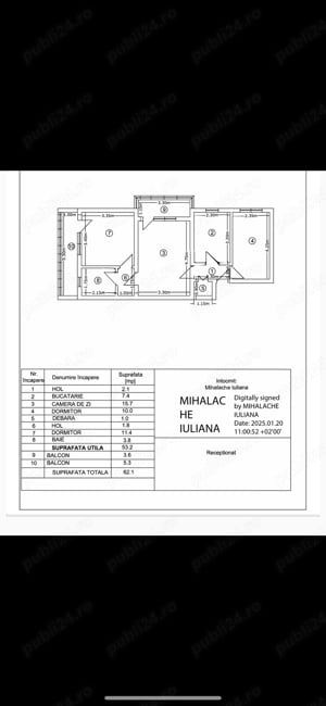 Apartament 3 Camere Vis a Vis de Spitalul Slatina - imagine 4