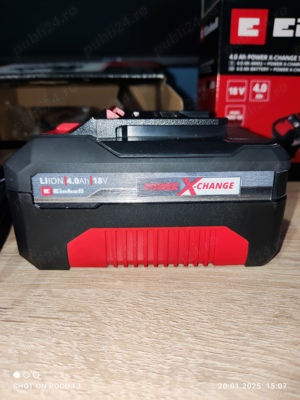 Încărcător și acumulator Einhell PXC 18 V 4 Ah  - imagine 4