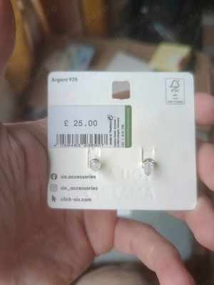 Cercei Argint Sterling Silver 925 Needle Anti Karat & Hypoallergenic - imagine 2