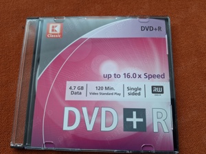 DVD+R, 16x, 4.7GB, 120 Min, Single sided, 8 buc