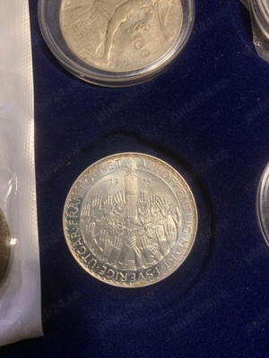 moneda comemorativa argint 50 krona 1975