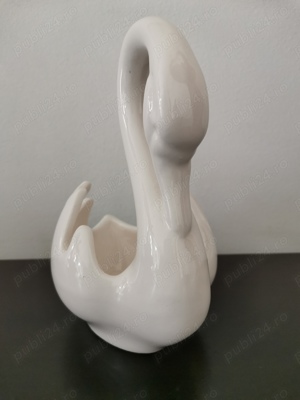 Jardiniera porțelan alb W. Germany  - imagine 2