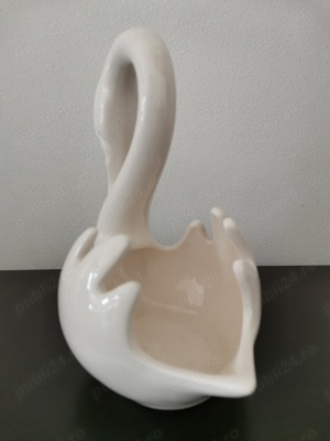 Jardiniera porțelan alb W. Germany  - imagine 4