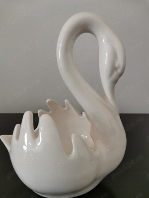 Jardiniera porțelan alb W. Germany  - imagine 5