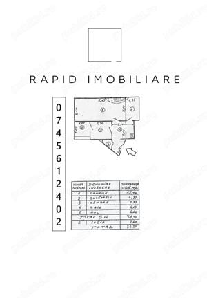 INVESTITIE - Locatie Top - Ap 1 Camera - 35 mp - Mob+Ut  - Potcoava Stirex - imagine 2