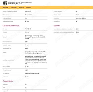 Smartwatch Huawei watch GT 2E - imagine 3