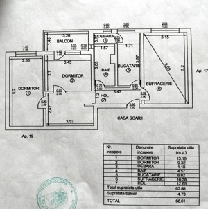 Vând apartament cu 3 camere  - imagine 8