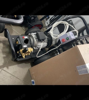 Pompa presiune 220v benzina spalat case dale decorativa hale gard case - imagine 2