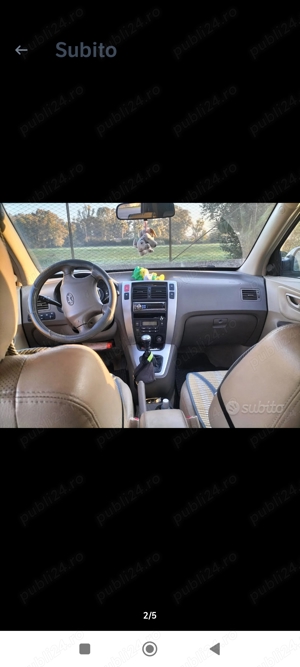 Hyundai Tucson diesel anul 2007 4x4 cu 205000km motor 2000- 140cv - imagine 4