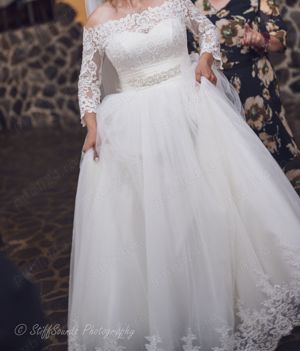 Rochie de mireasa nr 48 ML  - imagine 2