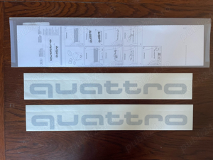 Vind folie decorativa Audi logo "quattro" - imagine 3