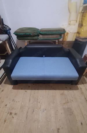 Canapea 2 locuri, cu lada depozitare.