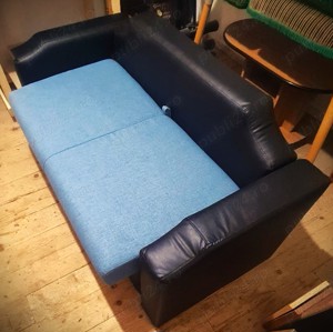 Canapea 2 locuri, cu lada depozitare. - imagine 2