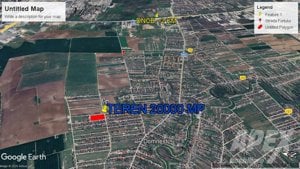 Teren intravilan 10000mp | Toate utilitatile | Zona Domnesti - imagine 2