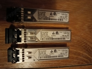 5 Brocade Brocade Finisar 1GE SX SFP 850nm 33210-100.Fibra optica