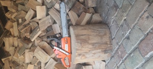 Tai lemne cu drujba în județul Timiș  - imagine 3