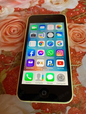 Vand tel iphone 5c liber de retea semnal 4G - imagine 3
