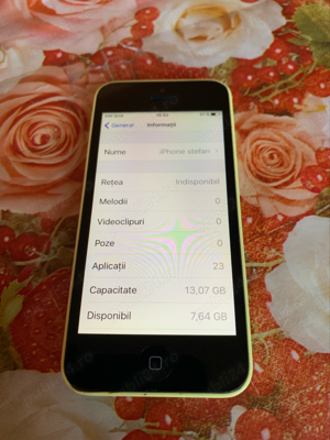 Vand tel iphone 5c liber de retea semnal 4G - imagine 2