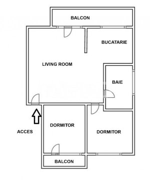 Apartament 3 camere de vanzare la etajul 1 zona Brana mobilat utilat - imagine 3