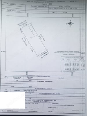 Teren de vanzare intravilan 500 mp si constructie 53 mp str. Campului E3, Tulcea - imagine 2