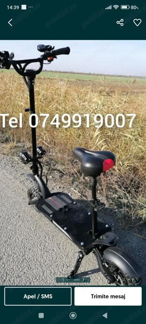 Vând Trotineta Pliabila Electrica 5600W  - imagine 2