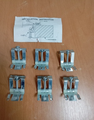 Vând SET 6 Bucati CLEME FIXARE,noi,pentru Chiuveta Bucătărie - imagine 4